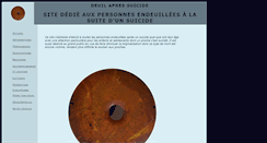 Desktop Screenshot of deuilapressuicide.fr