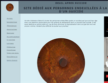 Tablet Screenshot of deuilapressuicide.fr